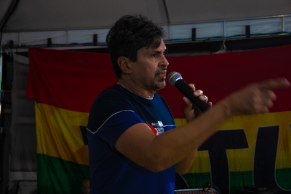 O candidato à prefeitura de São Paulo, Altino Prazeres (PSTU)