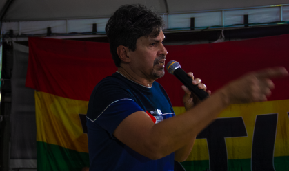 O candidato à prefeitura de São Paulo, Altino Prazeres (PSTU)