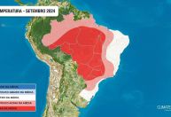 Onda de calor sufocante: setembro começa com temperaturas altas e tempo seco no Brasil
