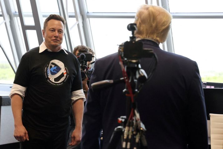 Trump e Musk são vistos juntos em Cape Canaveral 30/05/2020 REUTERS/Jonathan Ernst /