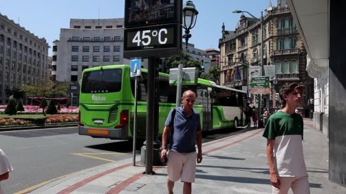 Alta temperatura desencadeia alerta de calor extremo no norte da Espanha