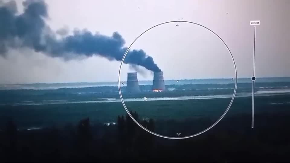 Zelenskiy says Russian forces lit fire at Zaporizhzhia nuclear plant