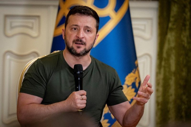 Presidente ucraniano, Volodymyr Zelenskiy 15/07/2024 / Serviço de Imprensa da Presidência da Ucrânia/Divulgação via REUTERS