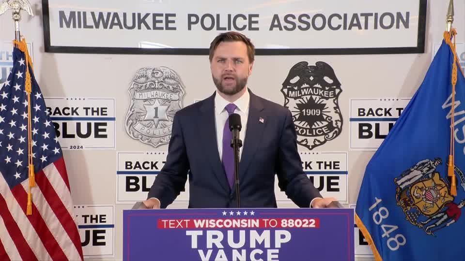 Vance touts border security agenda as he seeks support from law enforcement community