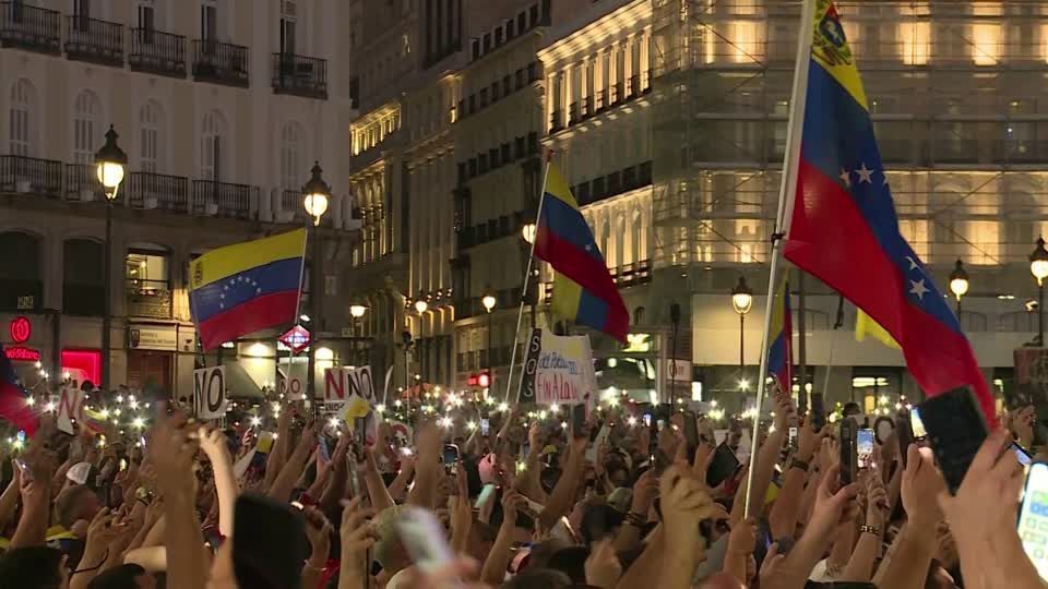 Thousands in Madrid join Venezuela's opposition global protests