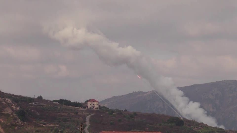 Rockets fired from southern Lebanon towards Israel