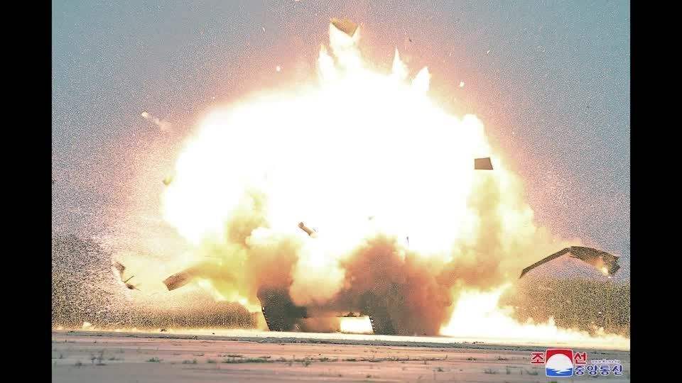 North Korea's Kim oversees drone test, calls for increase in suicide drones production