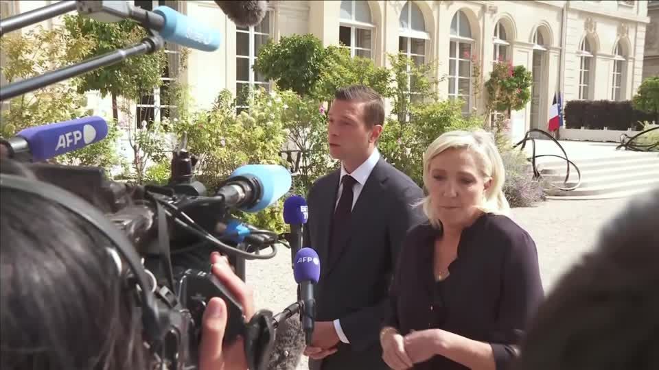 'He's chosen paralysis', says French far right after meeting with Macron