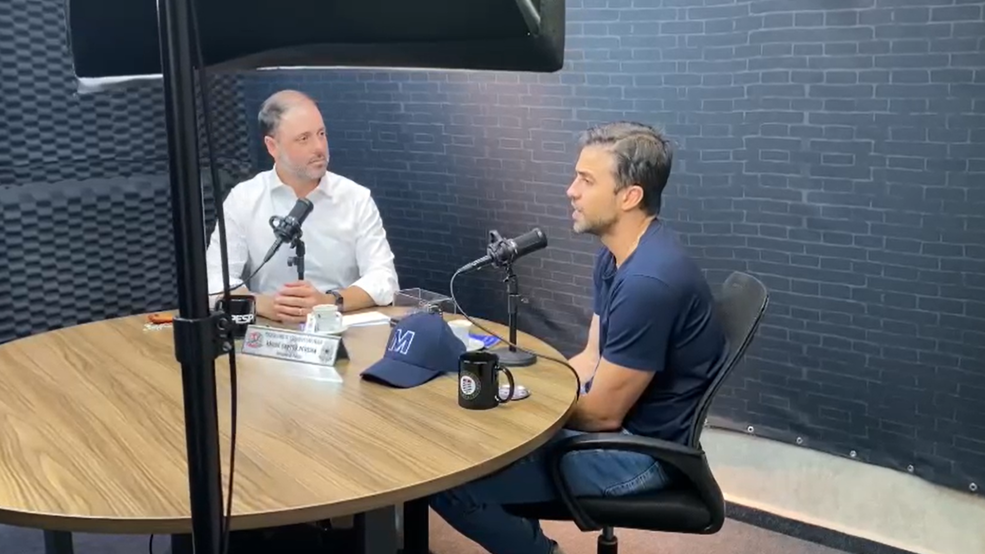 Pablo Marçal (PRTB), candidato à eleição em São Paulo, participa de um Podcast da Associação dos Delegados de Polícia do Estado de São Paulo / Reprodução/Divulgação/Pablo Marçal