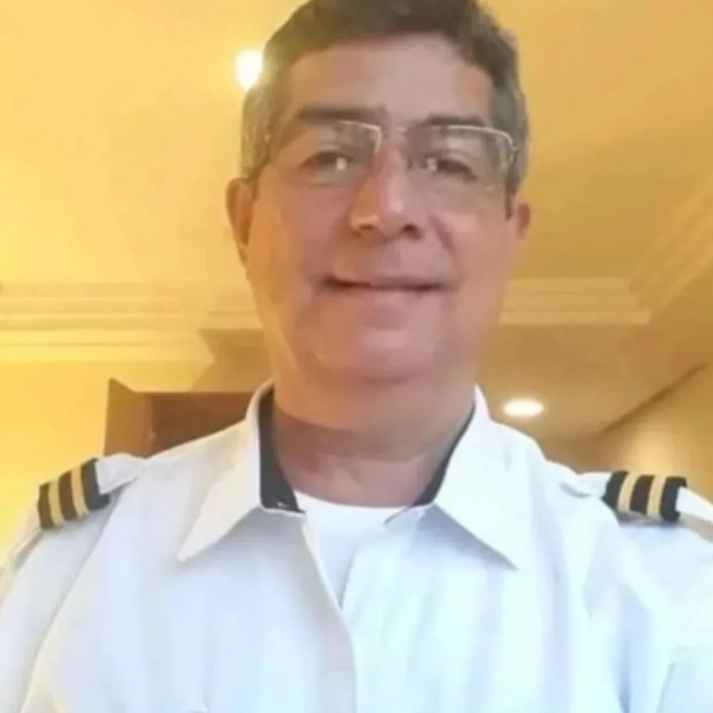 Humberto Campos de Alencar Silva era o copiloto do voo 2283, que caiu em Vinhedo (SP) / Reprodução