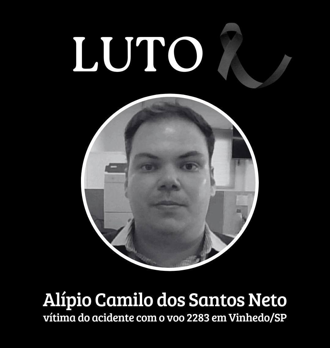 Alípio Camilo dos Santos Neto é uma das vítimas do voo 2283 da Voepass, que caiu em Vinhedo (SP) / Reprodução/redes sociais