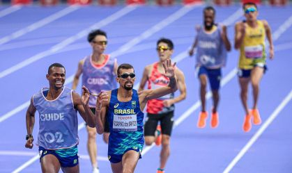 Paralimpíada: Brasil faz dobradinha e quebra recorde mundial nos 5 mil metros da classe T11