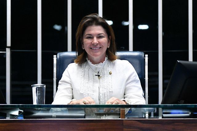 Senadora Rosana Martinelli (PL-MT) ocupa a vaga de Fagundes, que pediu licença para tratamento médico / 17/07/2024 - Jefferson Rudy/Agência Senado