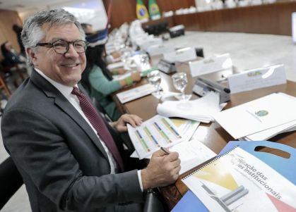 O ministro das Relações Institucionais, Alexandre Padilha