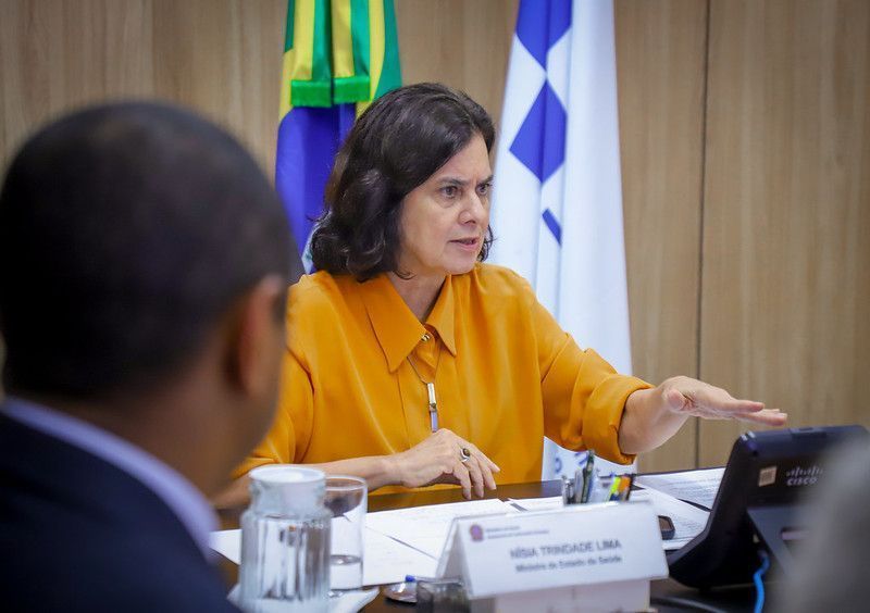 Ministra da Saúde, Nísia Trindade, recebe representantes do Movimento Nacional da População em Situação de Rua