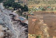 Barragem de lago ao lado de condomínio de luxo rompe no Mato Grosso do Sul