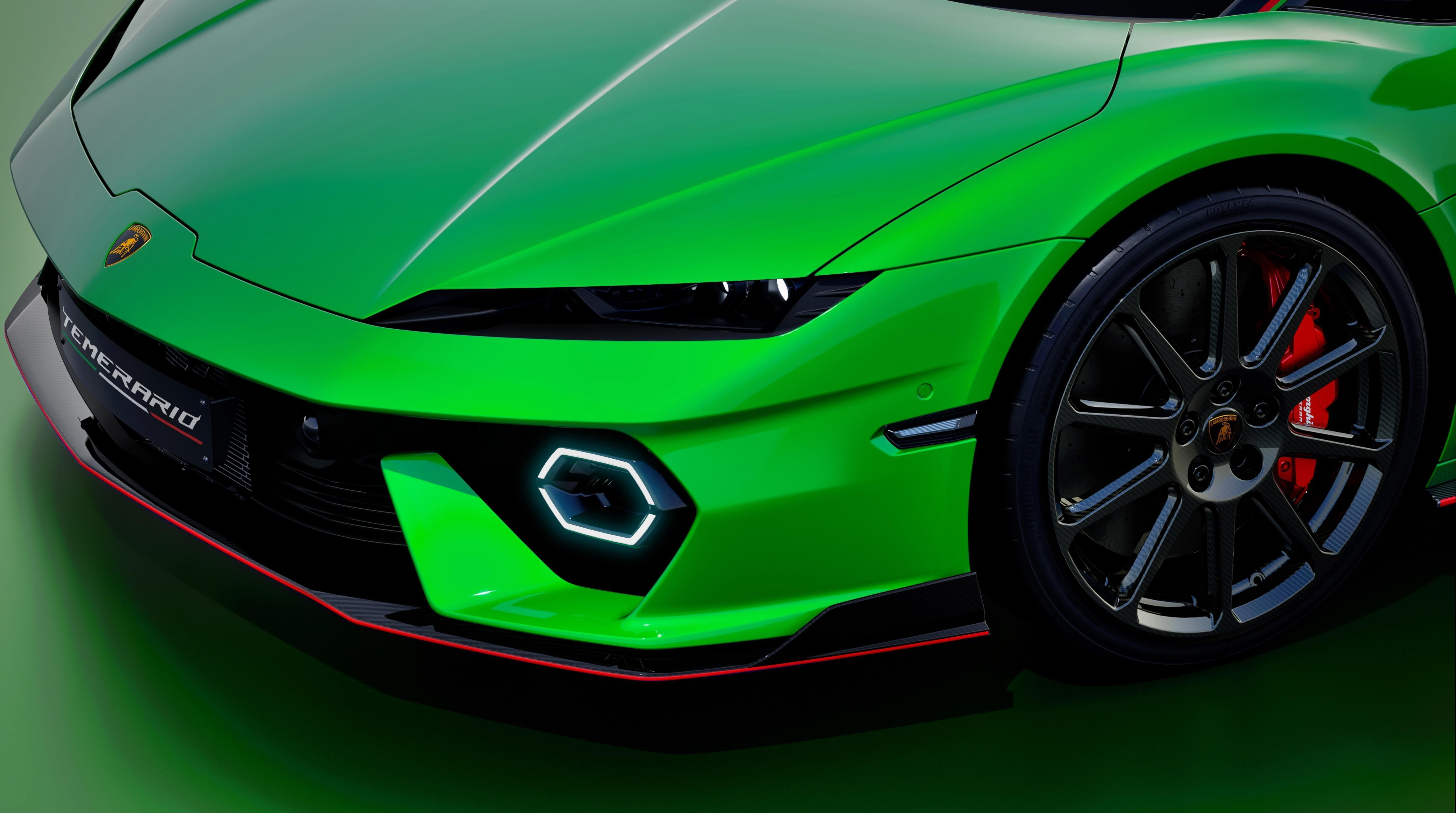 Rodas e spoiler dianteiro em fibra de carbono: itens do Alleggerita Package • Lamborghini / Divulgação