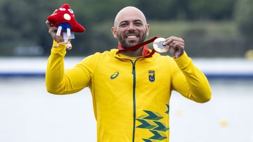 Miquéias Elias Rodrigues foi bronze na Canoagem 200m caiaque KL3