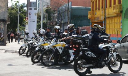 Equipes da GCM durante operação na Cracolândia, em São Paulo