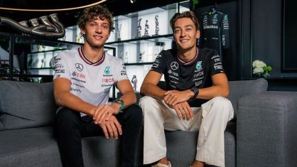 Andrea Kimi Antonelli e George Russell formarão a equipe da Mercedes na Fórmula 1 para a temporada de 2025