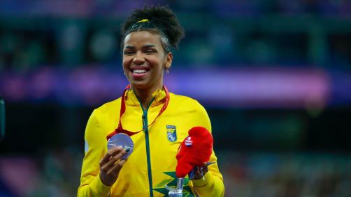 Rayane Soares foi prata Atletismo 100m livre T13