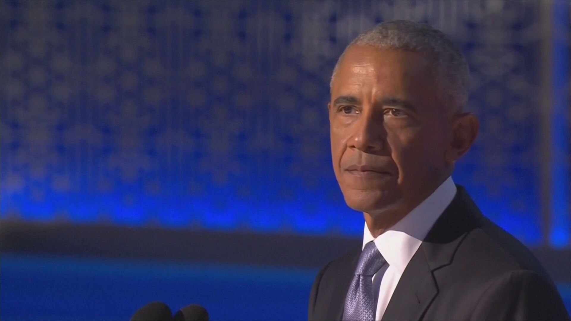 Barack Obama durante Convenção Democrata