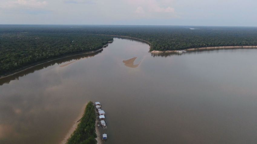 A região da terra indígena Paumari, no Amazonas, faz parte do projeto "Raízes do Purus" • Anderson Lima Araujo / OPAN
