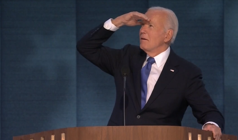 Presidente dos EUA, Joe Biden, durante discurso na Convenção Nacional Democrata / 19/08/2024/ U.S. NETWORK POOL