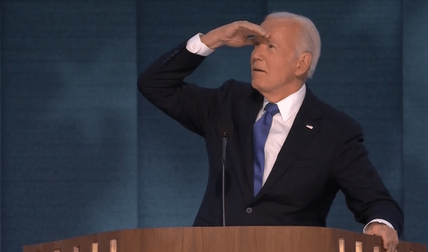 Presidente dos EUA, Joe Biden, durante discurso na Convenção Nacional Democrata / 19/08/2024/ U.S. NETWORK POOL