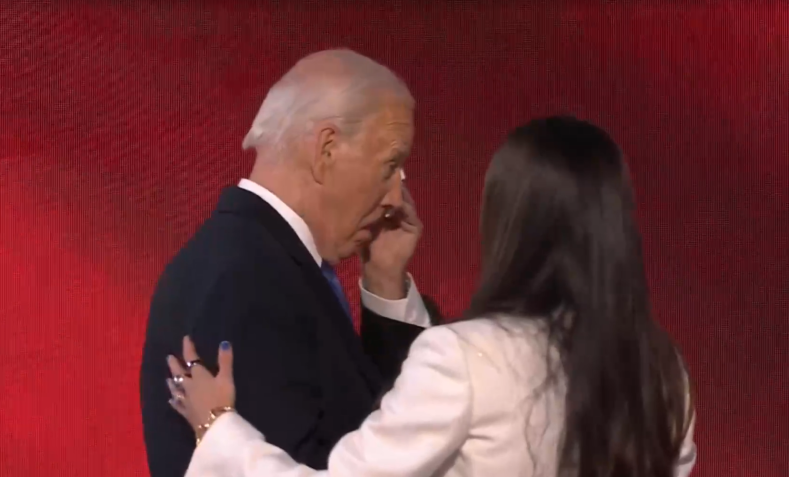 Presidente dos EUA, Joe Biden e sua filha na Convenção Democrata / U.S. Network Pool
