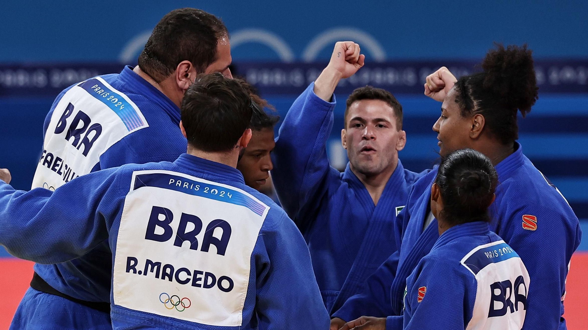 Brasil conquistou o bronze no judô por equipes mistas