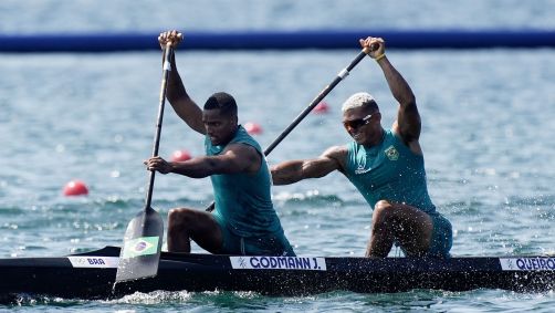 Isaquias Queiroz e Jacky Godmann em Paris 2024