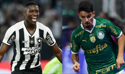 Botafogo e Palmeiras se enfrentam pelo Campeonato Brasileiro