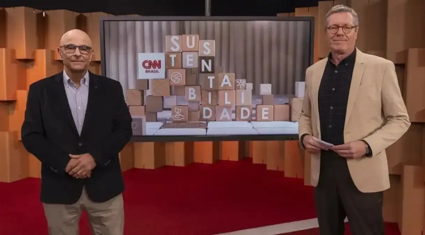 "CNN Sustentabilidade" é apresentado por Márcio Gomes, com participação e análise de Pedro Côrtes, analista de clima e meio ambiente da CNN / Divulgação CNN Brasil