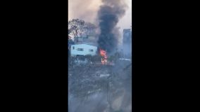 Incêndio no morro Pavão Pavãozinho, no Rio de Janeiro