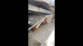 Teto de igreja desaba no Recife