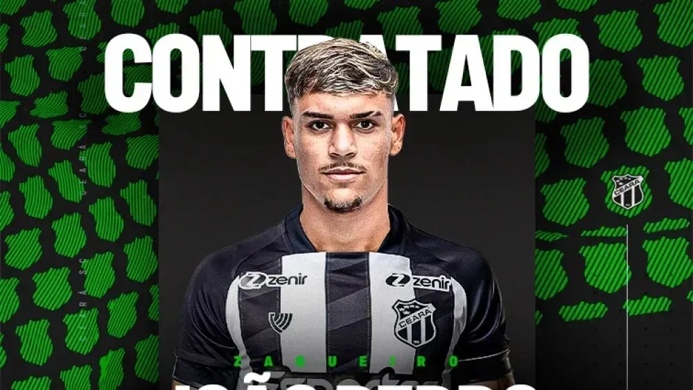 Ceará anuncia a contratação de João Pedro