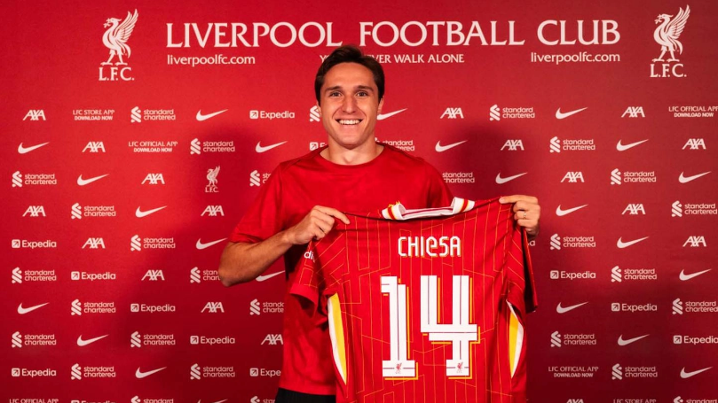 Federico Chiesa é o novo jogador do Liverpool