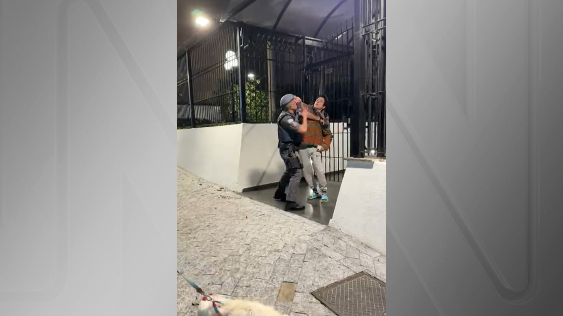 ACUSADA DE INJÚRIA RACIAL DÁ TAPA NA CARA DE PM EM SP