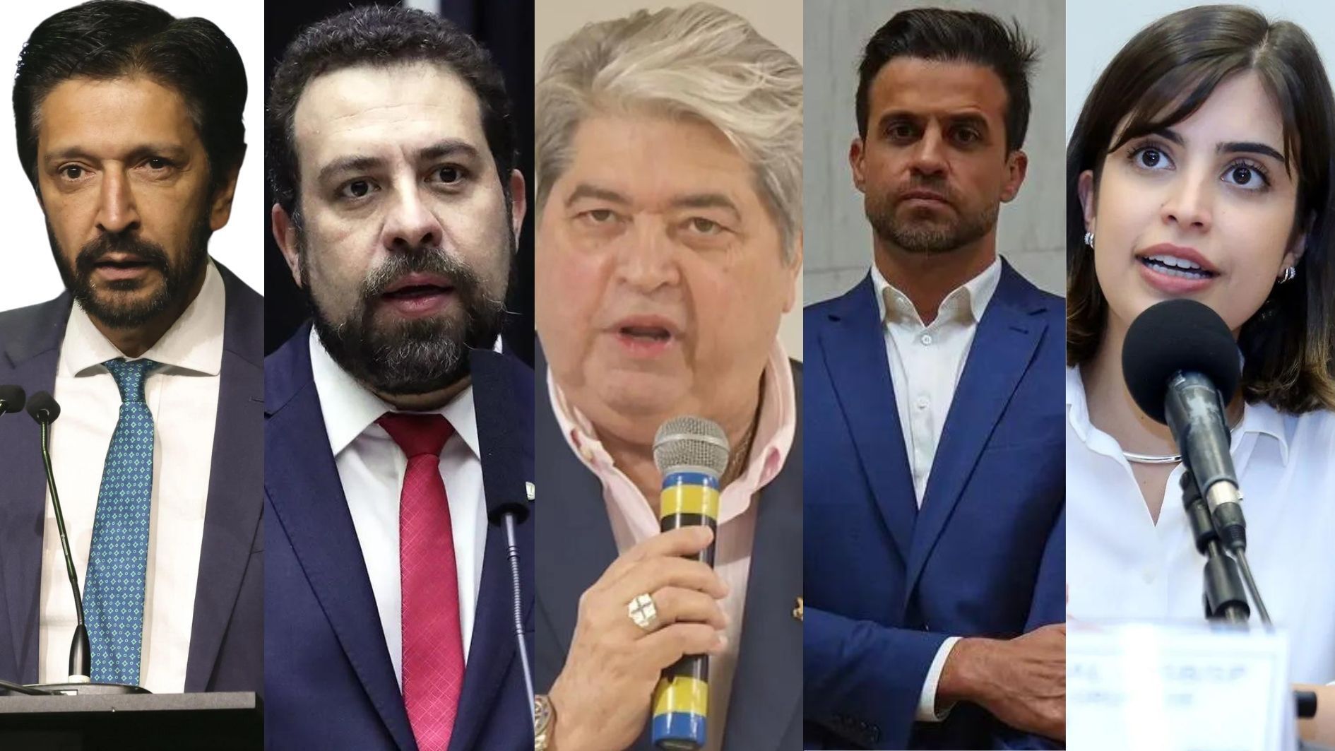 Nunes, Boulos, Datena, Marçal e Tabata