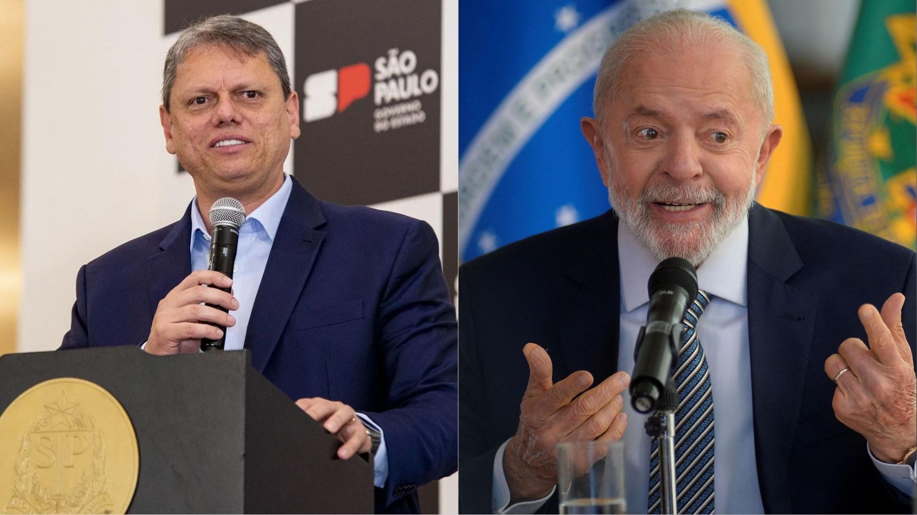 Tarcísio e Lula