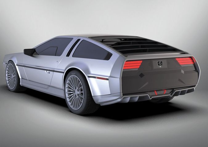 DeLorean elétrico tem LEDs modernos / Foto: Divulgação/Lynx Motors