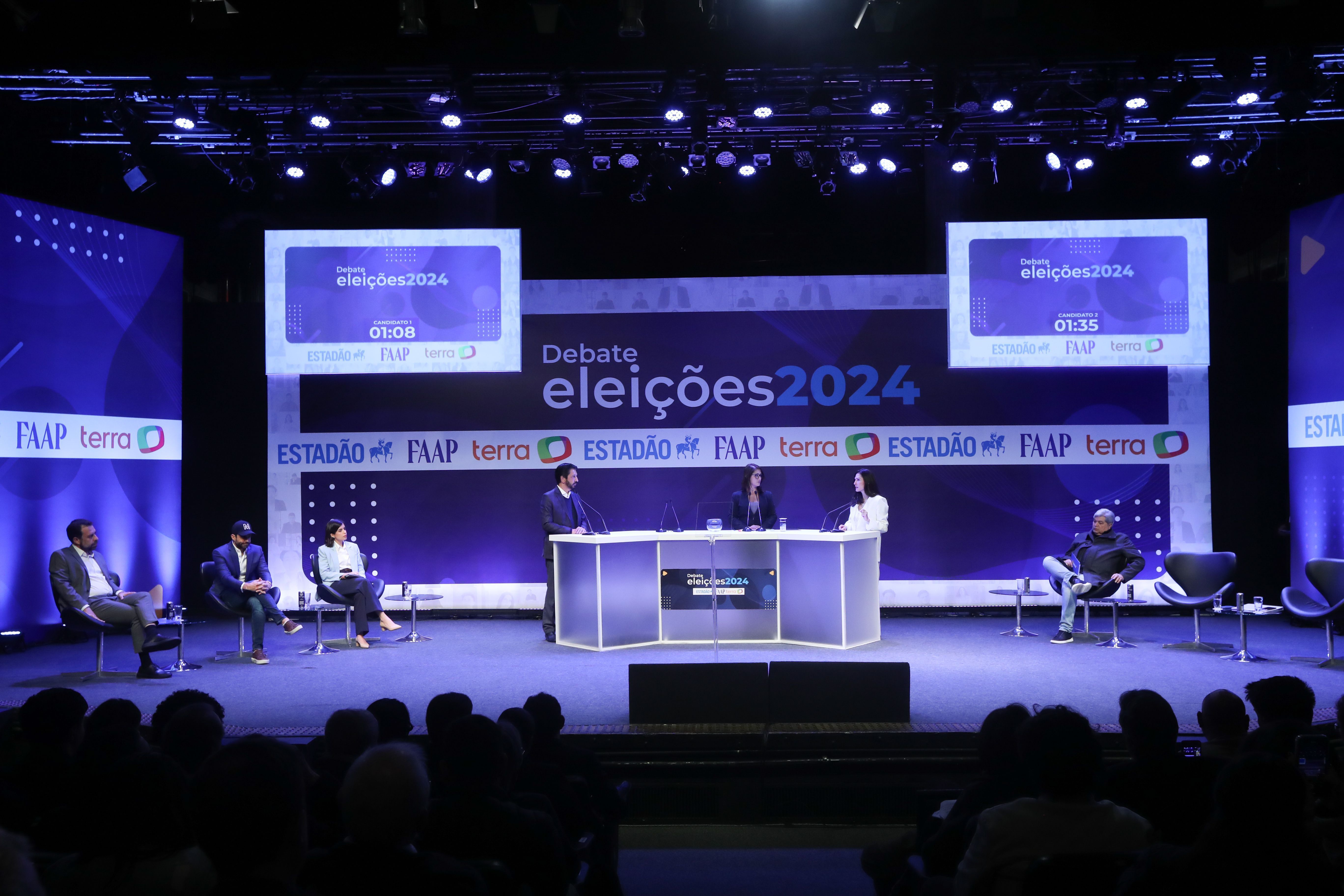 Candidatos à Prefeitura de SP participam de debate do Estadão