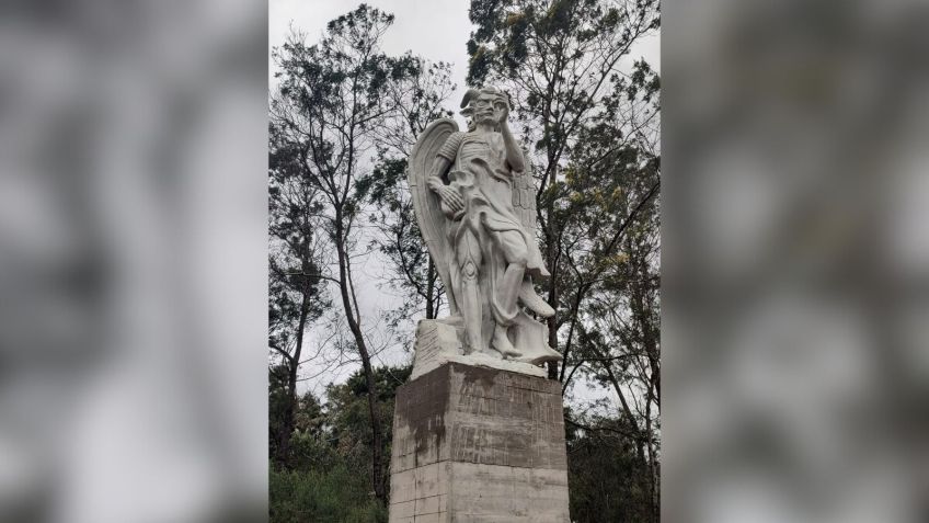 Estátua de Lúcifer com 5 metros de altura integra santuário no RS / Equipe Tata Helio