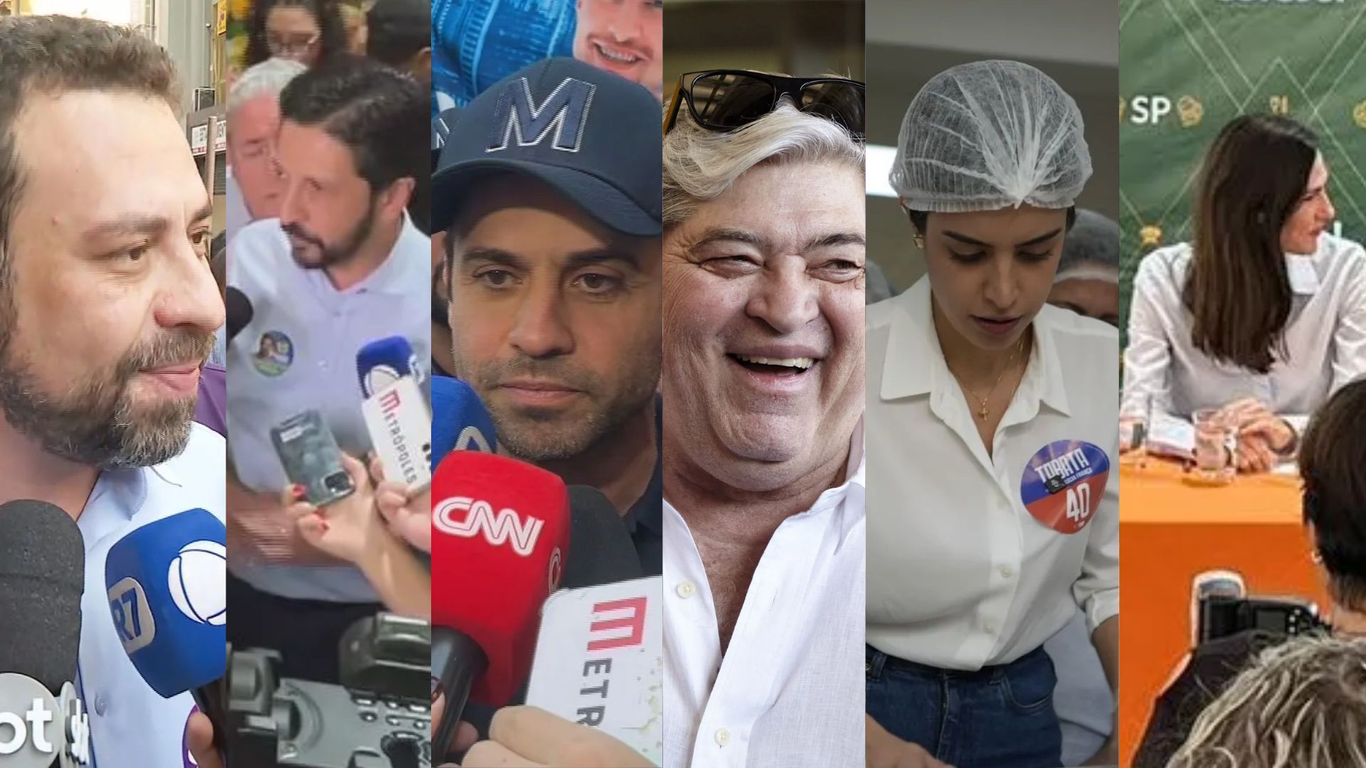 Candidatos à Prefeitura de São Paulo em campanha 30/08
