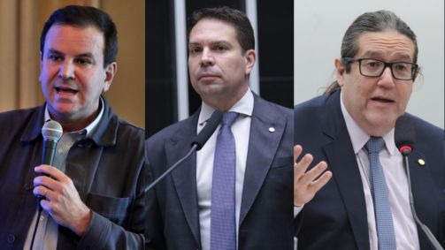 Eduardo Paes (PSD), Alexandre Ramagem (PL), Tarcísio Motta (PSOL)
