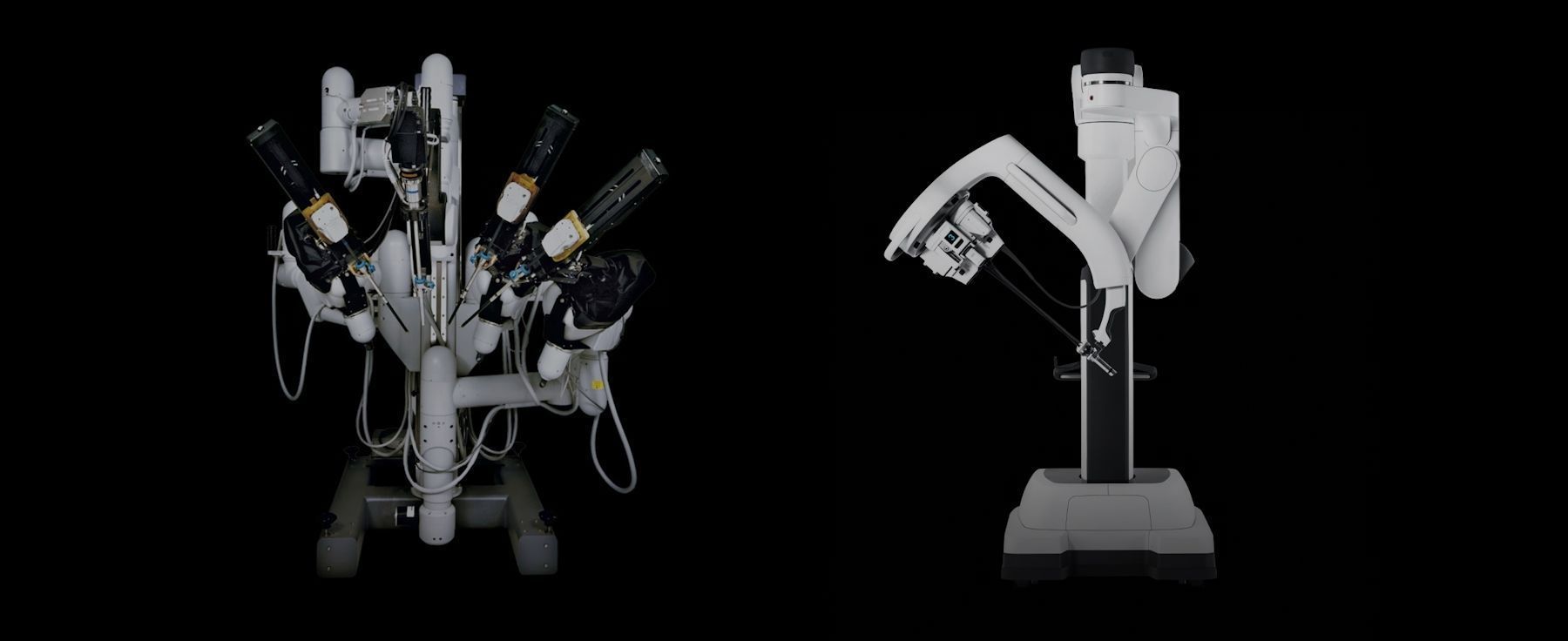 Sistema Da Vince conta com três unidades: mesa de operação com o robô; console onde o cirugião opera; e um conjunto de hardware externo • Divulgação/ Intuitive