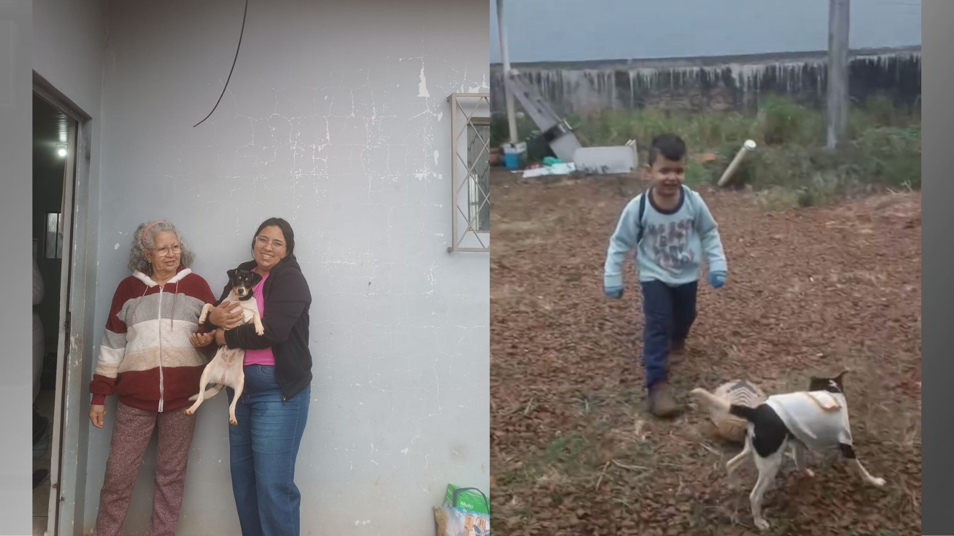 Josgleidys Gonzalez, seu filho Joslan Perez, de 4 anos, e sua mãe, Maria Parra, estavam no voo da Voepass que caiu em Vinhedo (SP) / Reprodução/Redes Sociais