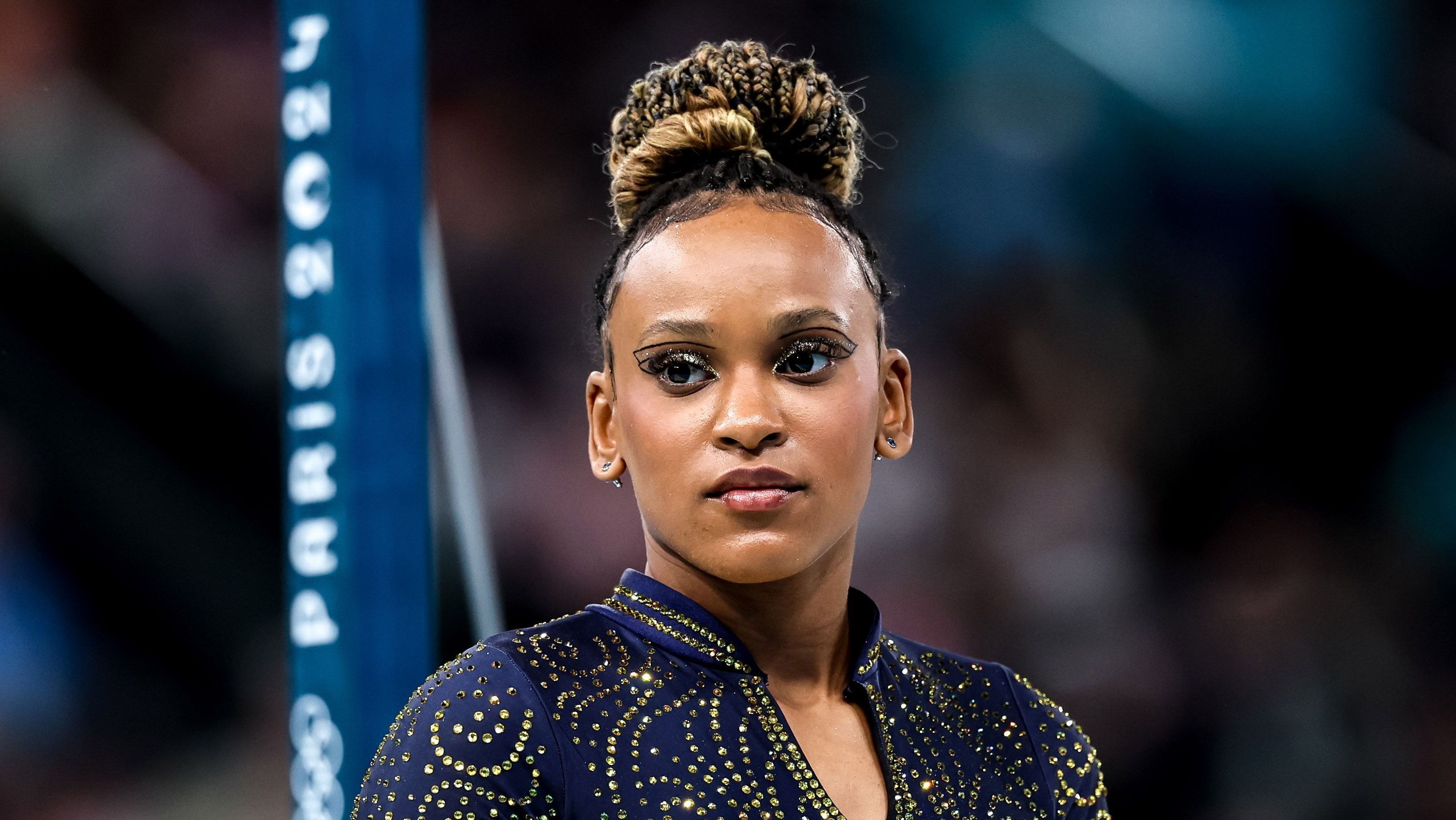 Rebeca Andrade ganhou a medalha de prata no Individual Geral da ginástica artística