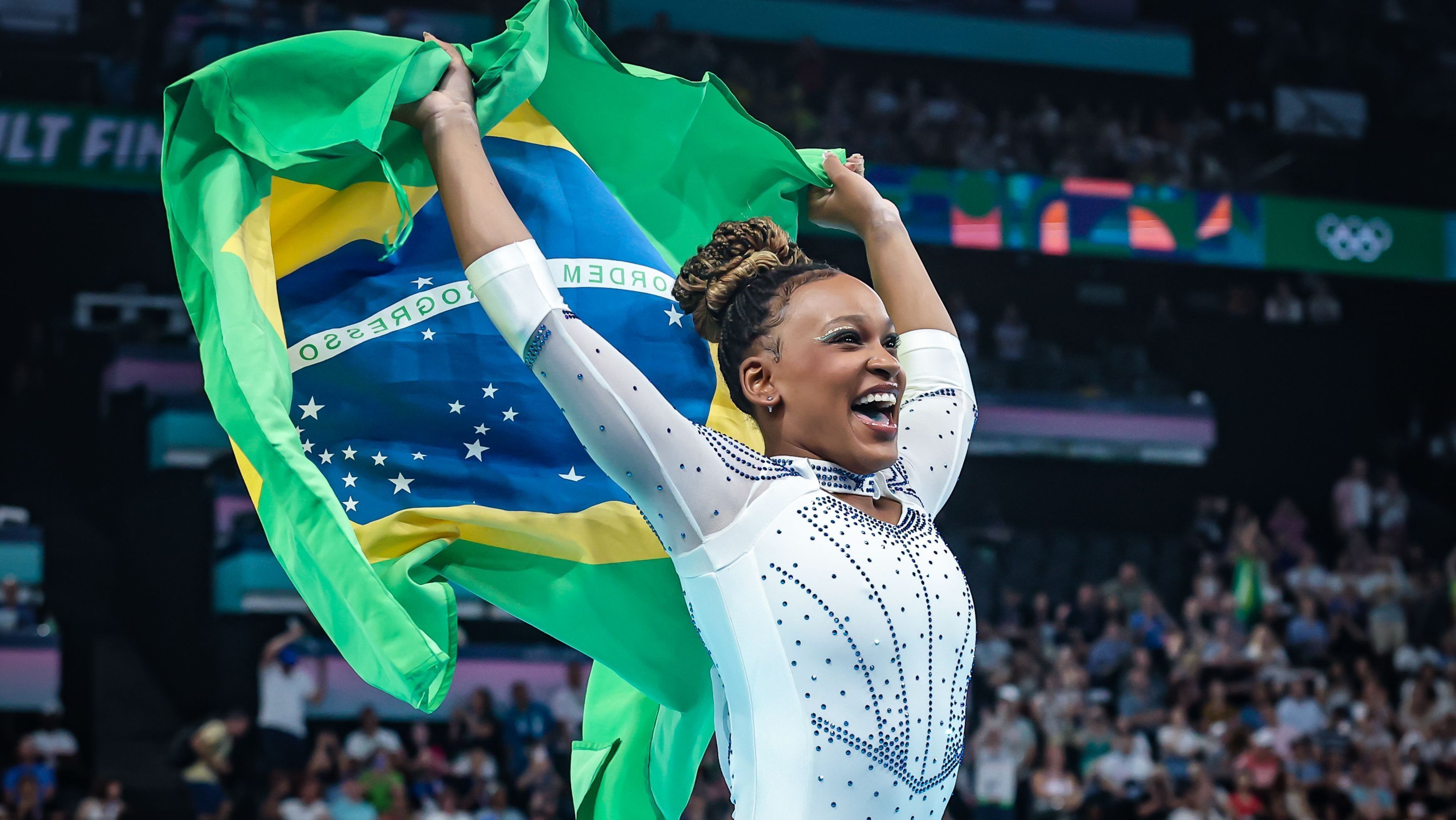 Rebeca Andrade conquistou a sexta medalha em Paris 2024